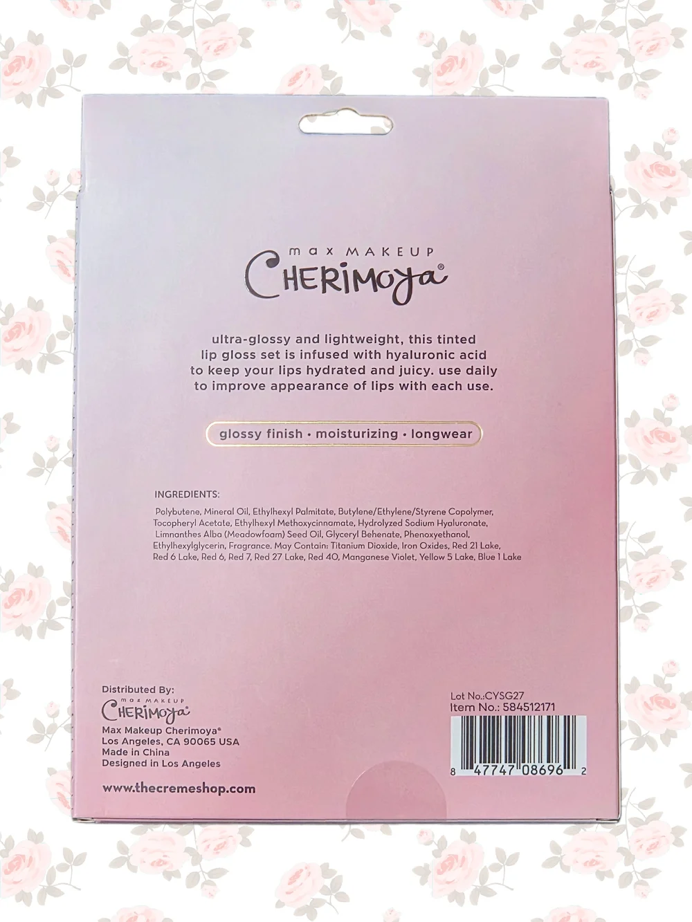 Cherimoya - Lip Oil Trio - Watermelon Flavored